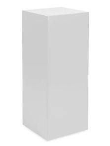 Deco Kunststof Pedestal, Mat, L: 40cm, H: 100cm, B: 40cm