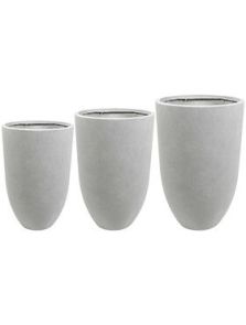 Ace, Vase Grey (set van 3), diam: 43cm, H: 68cm