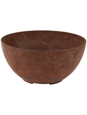artstone fiona bowl oak diam 25cm h 12cm