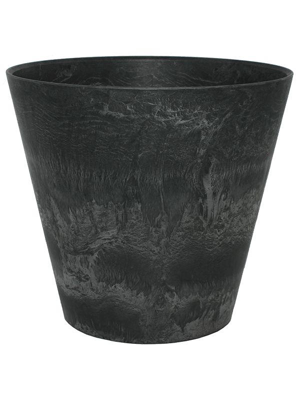 artstone claire pot black diam 43cm h 39cm