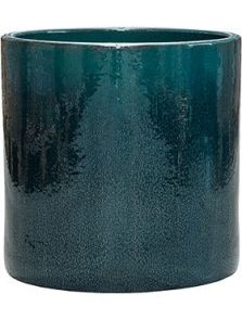 Cylinder, Pot Ocean Blue, diam: 40cm, H: 40cm
