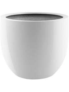 Argento, New Egg Pot Shiny White, diam: 36cm, H: 31cm