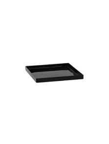 Fiberstone Saucer Block, Glossy Black 30, L: 33cm, H: 4cm, B: 33cm