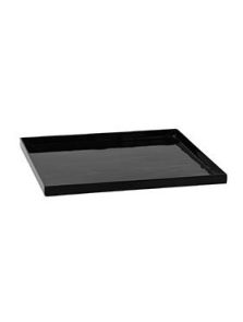 Fiberstone Saucer Block, Glossy Black 50, L: 53cm, H: 4cm, B: 53cm