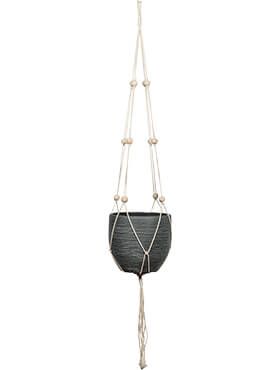 bagdad rope for hanger white pot diam 10 21 cm l 120cm