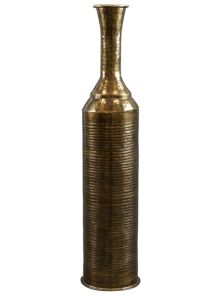 Fabio, Bottle Brass Antique, diam: 18cm, H: 76cm