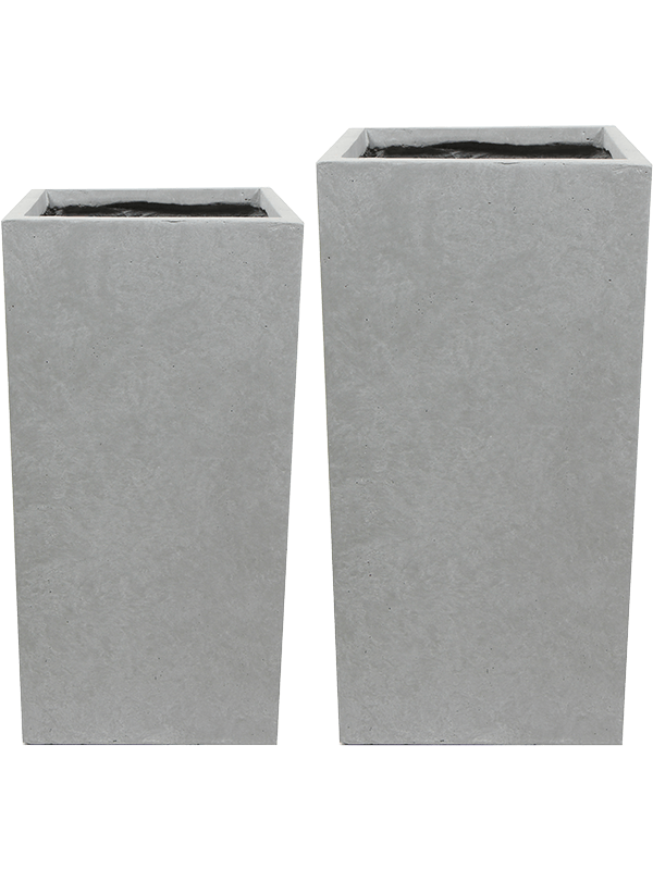 amfa vase grey set van 2 l 33cm h 68cm b 33cm
