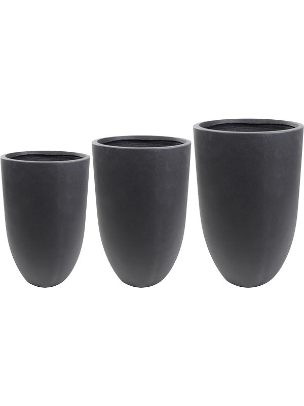 ace vase black set van 3 diam 43cm h 68cm