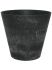 artstone claire pot black diam 22cm h 20cm