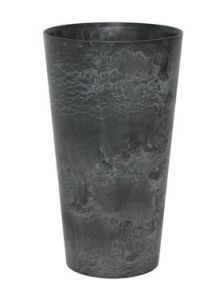 Artstone, Claire vase black, diam: 28cm, H: 49cm