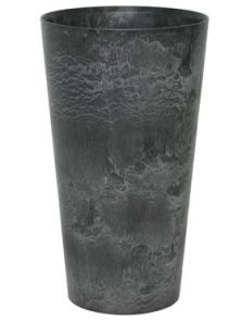 Artstone, Claire vase black, diam: 37cm, H: 70cm