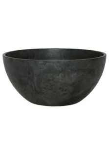 Artstone, Fiona bowl black, diam: 31cm, H: 15cm