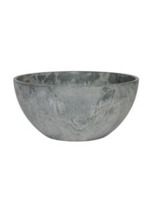 Artstone, Fiona bowl grey, diam: 25cm, H: 12cm