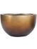 baq metallic silver leaf bowl matt honey diam 45cm h 27cm