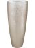 baq metallic silver leaf partner matt light champagne met inzetbak diam 40cm h 90cm