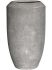 baq polystone coated plain coppa raw grey met inzetbak diam 48cm h 80cm