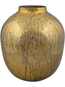 Bodil, Vase Gold, diam: 26cm, H: 30cm