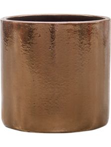 Cylinder, Pot Gold, diam: 30cm, H: 30cm