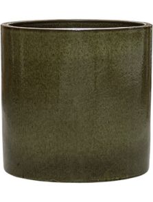 Cylinder, Pot Green, diam: 30cm, H: 30cm