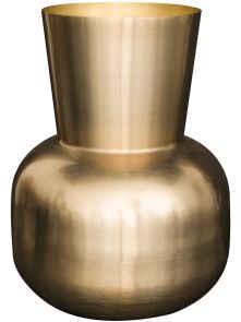 Elynn, Vase Gold, diam: 16cm, H: 22cm