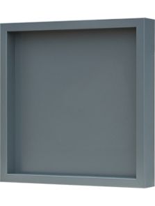 Hout frame, MDF RAL 7016 zijdeglans, L: 40cm, H: 6cm, B: 40cm