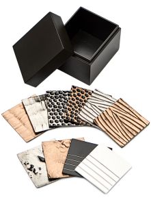 Lacquer Box Small, Sample Plates Opus-Line-Up, L: 11cm, H: 10cm, B: 11cm