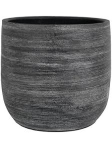 Magna, Pot Dark Grey, diam: 14cm, H: 14cm