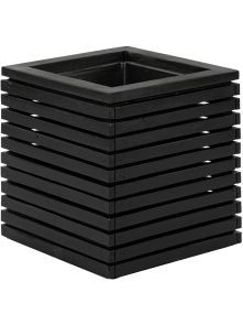 Marrone Orizzontale (met inzetbak), Cube Black, L: 30cm, H: 28cm, B: 30cm