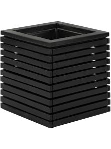 Marrone Orizzontale (met inzetbak), Cube Black, L: 40cm, H: 40cm, B: 40cm